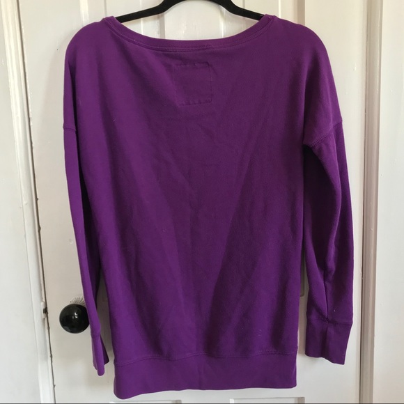 Aeropostale Purple And Silver Crewneck - Picture 3 of 4